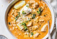 Velvety White Chicken Chili
