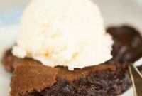 Decadent Brownie Pudding