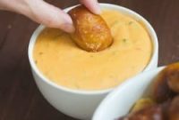Pillowy Pretzel Bites, Fiery Cheese Dip