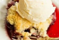 Blushing Cherry Cobbler