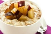 Creamy Plum Overnight Oats