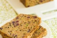 Harvest Spiced Zucchini Loaf with Cranberries and Walnuts