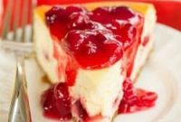 Festive Cranberry Eggnog Cheesecake