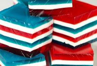 Stars and Stripes Jello Bites