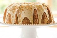 Double Coconut Bundt with White Chocolate Glaze