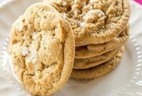 Salty Sweet Peanut Butter Butterscotch Chip Cookies