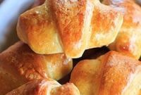 Golden Flaky Homemade Crescents