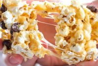 Gooey Peanut Butter Marshmallow Popcorn Bars