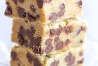 Decadent Chocolate Chip Slices