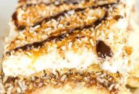 Caramel Coconut Chocolate Chill Cake