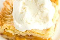 Honey Kissed Nectarine Slab Pie