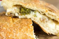 Golden-Baked Calzone Goodness