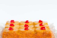 Golden Pineapple Crown Cake