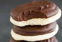 Thick Fudge Coated Cookies