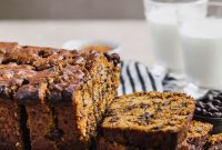 Artisan Pumpkin Bread with Chocolate Chips and Toasted Pecans