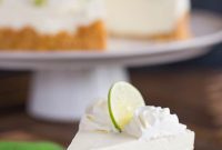Zesty No Bake Key Lime Cheesecake