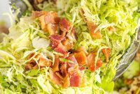 Crispy Brussels Sprout Salad with Smoky Bacon and Toasted Pecans