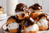 Decadent Homemade Profiteroles