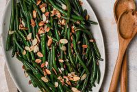 Toasted Almond Green Beans