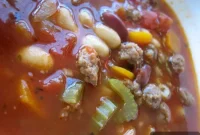 Hearty Italian Bean and Pasta Soup