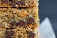 Irresistible Chewy Chunky Blondies