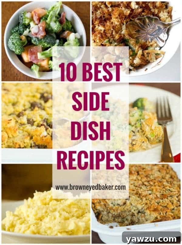 A curated selection of the Top 10 Best Side Dish Recipes for holidays and everyday meals.