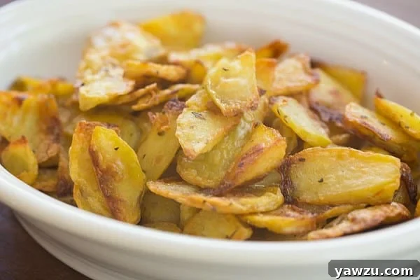 Grandma's legendary crispy roasted potatoes recipe, perfect for any family meal.
