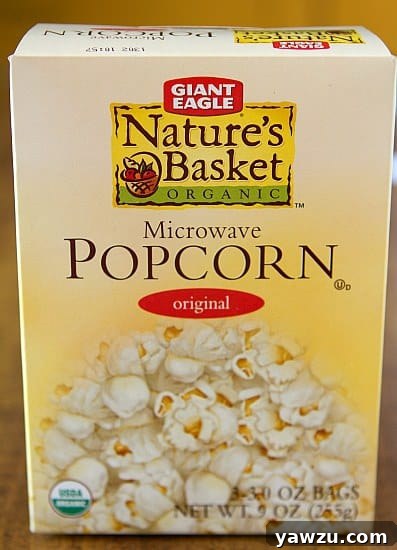 Natural popcorn kernels, ready to be popped for the salted caramel bars