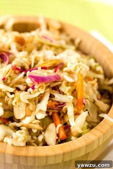Chinese Coleslaw - An easy side dish perfect for summer picnics or light lunches! 