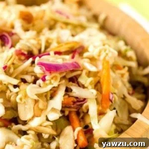 Chinese Coleslaw - An easy side dish perfect for summer picnics or light lunches!