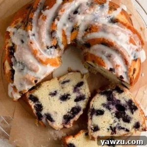 Delicious Lemon Blueberry Bundt Cake