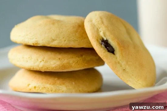 Delicious freshly baked filled raisin cookies