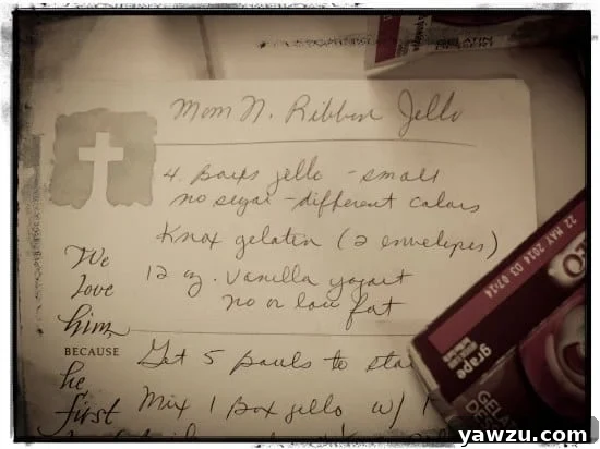 Rainbow Ribbon Jello - A gorgeous dessert and one of my grandma's signature recipes!