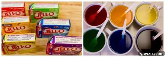 Rainbow Ribbon Jello - A gorgeous dessert and one of my grandma's signature recipes!
