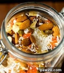 Homemade Tropical Trail Mix