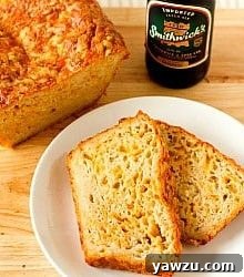 Irish Beer and Cheese Bread loaf