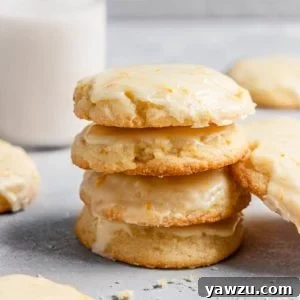 Orange Cookies with Sweet Orange Glaze