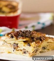 Bacon and Mushroom Potato Gratin recipe image
