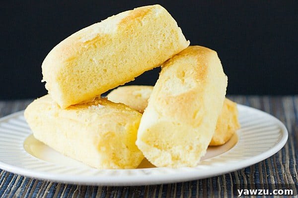 Delicious Homemade Twinkies on a cooling rack