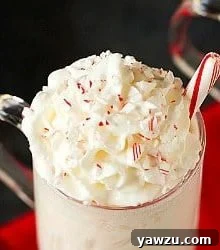 White Chocolate Steamers - a delicious spiked hot chocolate recipe