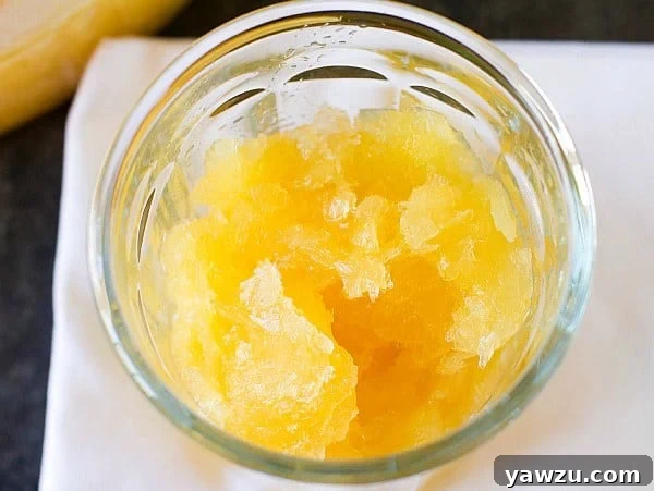 Ingredients for Bourbon Slush laid out on a table