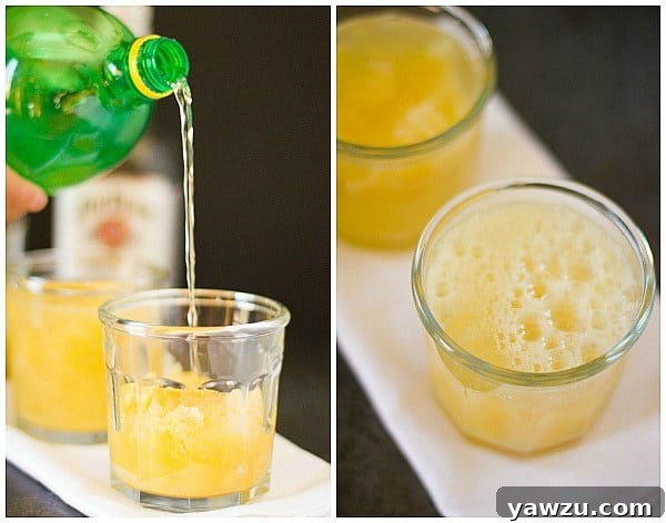 Bourbon Slush being scooped into a glass