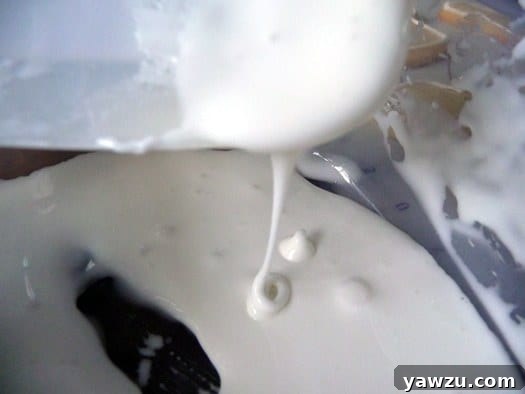 Royal icing for sugar cookies in a bowl.