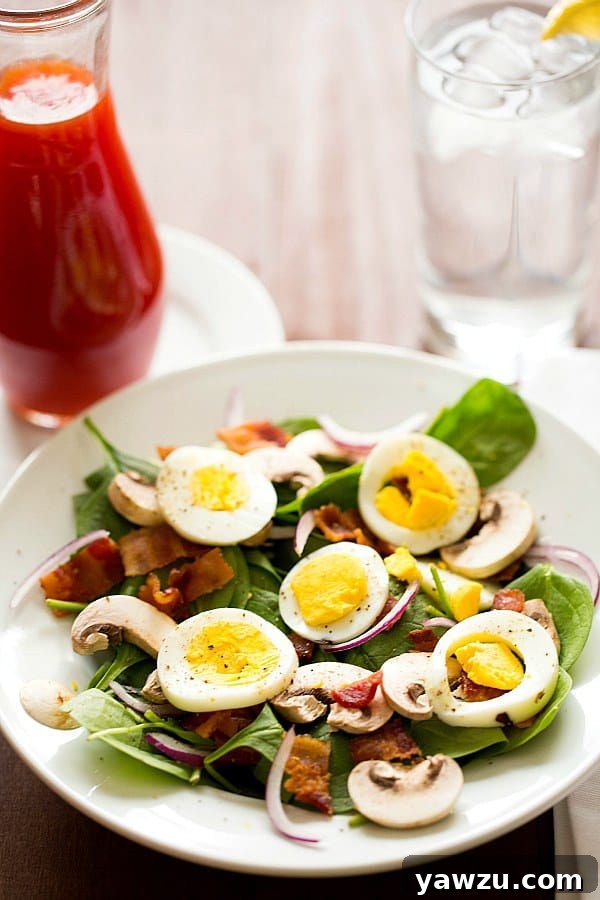 Warm Spinach-Bacon Salad - A Timeless Family Recipe