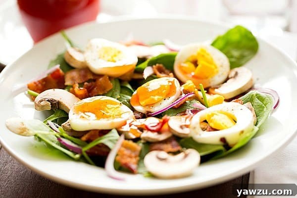 Ingredients for Warm Spinach-Bacon Salad