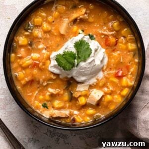 Chipotle Chicken and Corn Chowder
