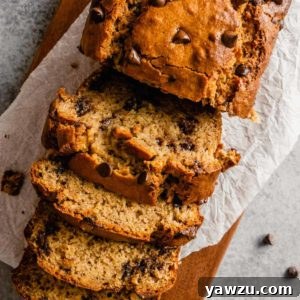 Peanut Butter Banana Bread loaf
