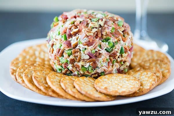 Classic Party Appetizer: Bacon Jalapeño Cheese Ball