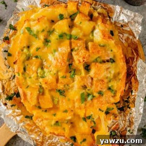 Cheesy Pull-Apart Bread, freshly baked and ready to be served.