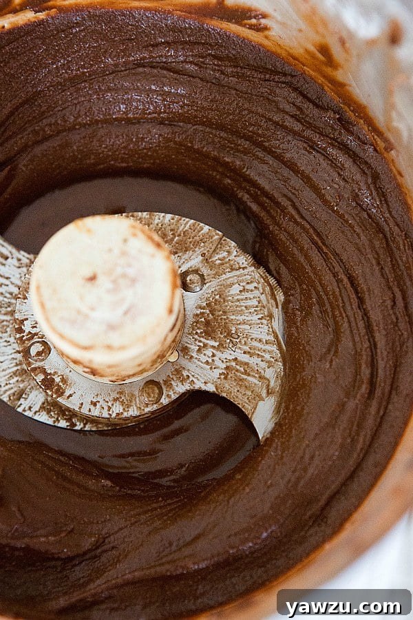 Close-up of Smooth Homemade Nutella